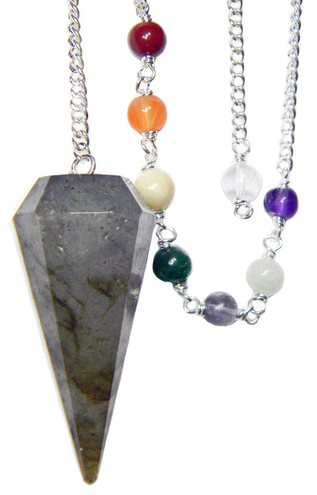 DPCLAB-Labradorite Chakra Pendulum (Pendulums) at Enchanted Jewelry & Gifts