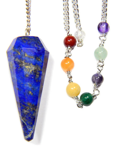 DPCLAP-Lapis Chakra Pendulum for Acquiring Wisdom (Pendulums) at Enchanted Jewelry & Gifts