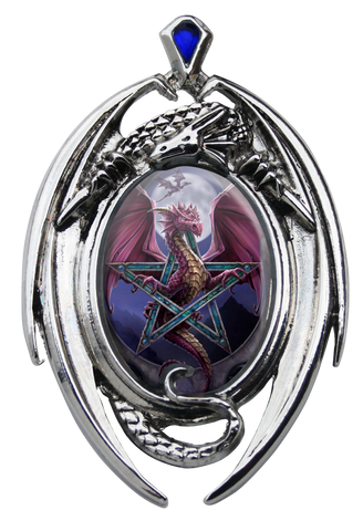 EC10-Lunar Magic Cameo by Anne Stokes (Enchanted Cameos) at Enchanted Jewelry & Gifts