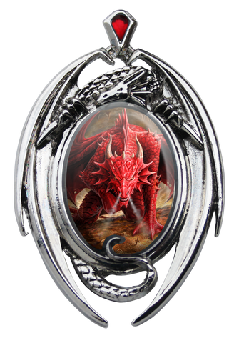 EC11-Dragons Lair Cameo by Anne Stokes (Enchanted Cameos) at Enchanted Jewelry & Gifts