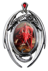 EC11-Dragons Lair Cameo by Anne Stokes (Enchanted Cameos) at Enchanted Jewelry & Gifts