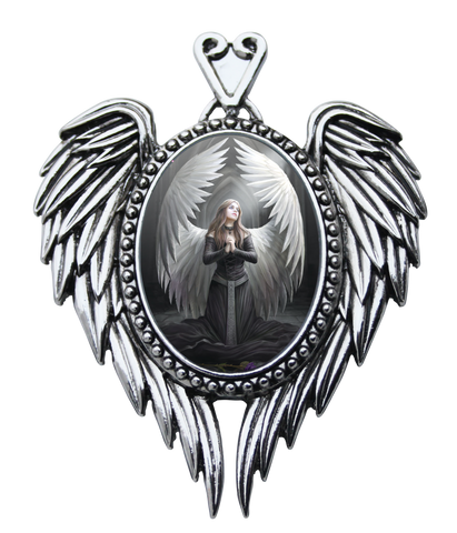 EC14-Prayer For The Fallen Cameo by Anne Stokes (Enchanted Cameos) at Enchanted Jewelry & Gifts