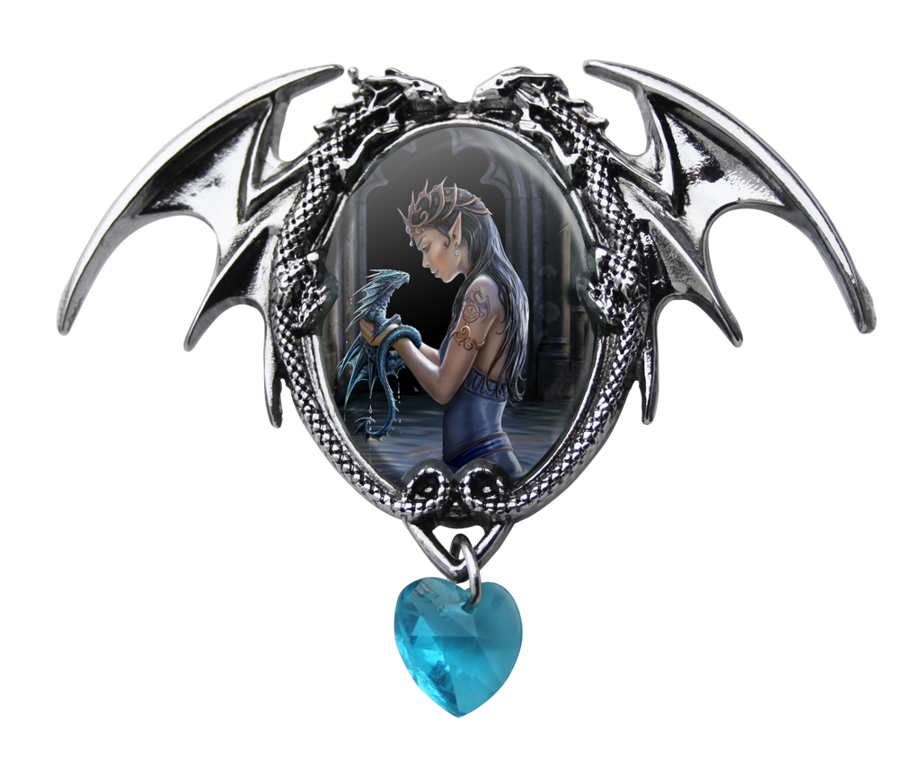 EC1-Water Dragon Cameo by Anne Stokes (Enchanted Cameos) at Enchanted Jewelry & Gifts
