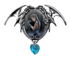 EC1-Water Dragon Cameo by Anne Stokes (Enchanted Cameos) at Enchanted Jewelry & Gifts