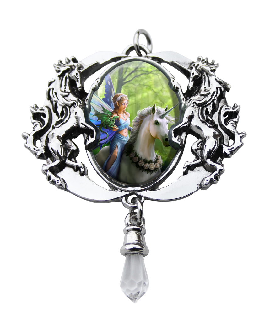 EC6-Realm Of Enchantment Cameo by Anne Stokes (Enchanted Cameos) at Enchanted Jewelry & Gifts