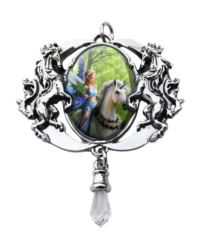 EC6-Realm Of Enchantment Cameo by Anne Stokes (Enchanted Cameos) at Enchanted Jewelry & Gifts