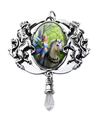 EC6-Realm Of Enchantment Cameo by Anne Stokes (Enchanted Cameos) at Enchanted Jewelry & Gifts