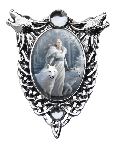 EC9-Winter Guardians Cameo by Anne Stokes (Enchanted Cameos) at Enchanted Jewelry & Gifts