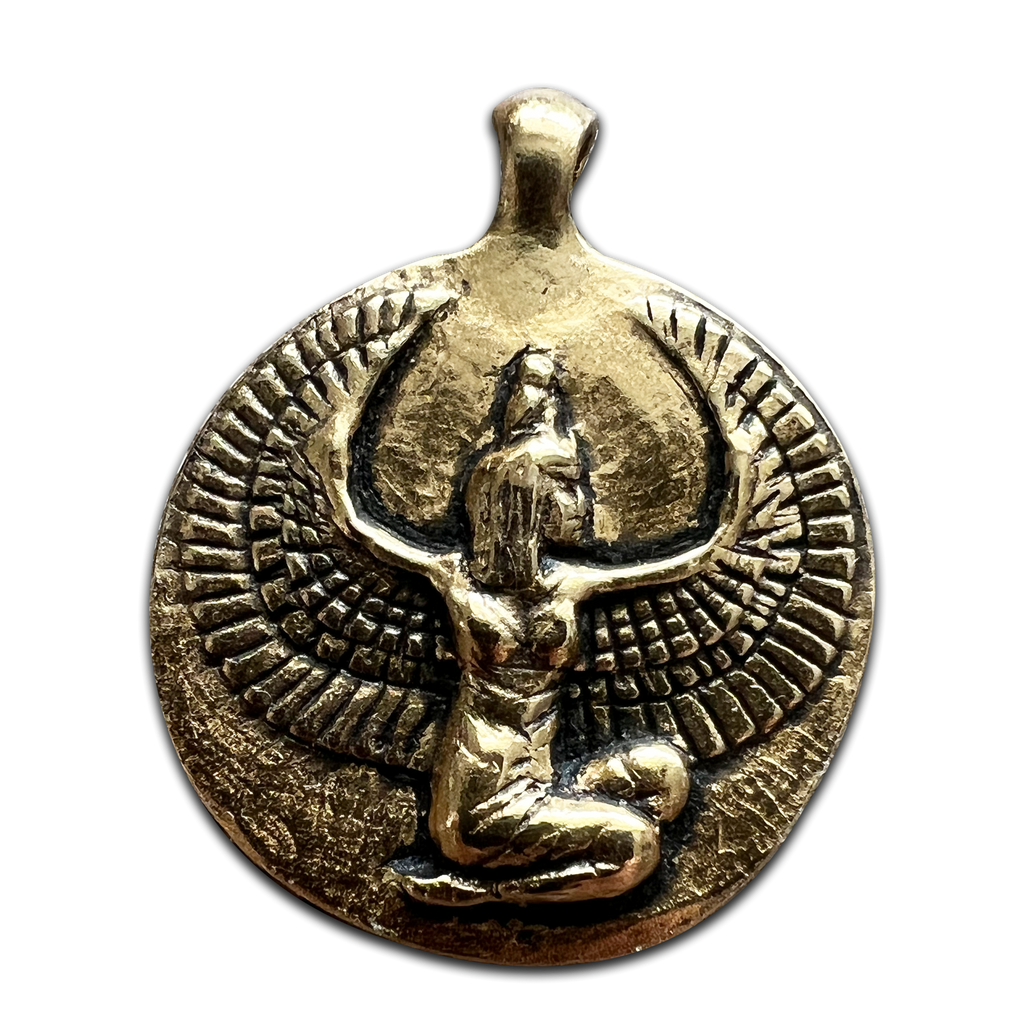 GC06G-Goddess Isis for Womanhood & Rebirth (Goddess Coins) at Enchanted Jewelry & Gifts