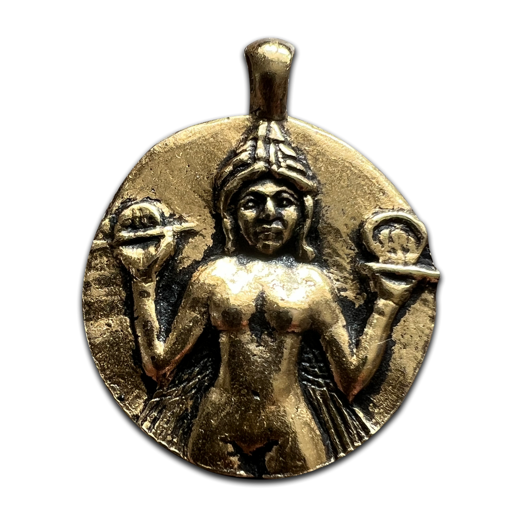 GC08G-Goddess Ishtar for Sexuality & War (Goddess Coins) at Enchanted Jewelry & Gifts