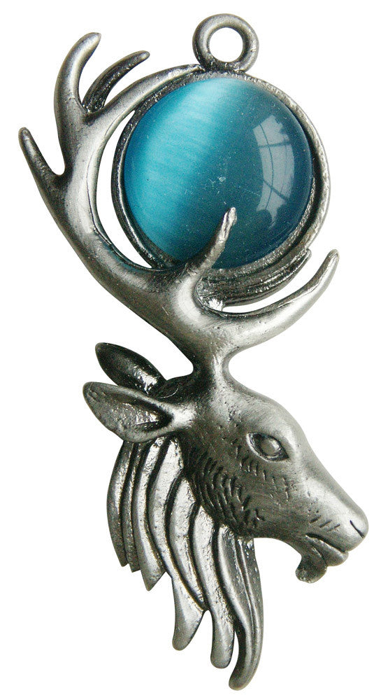 GW01-Moon Stag for Mystical Power (Greenwood Charms) at Enchanted Jewelry & Gifts