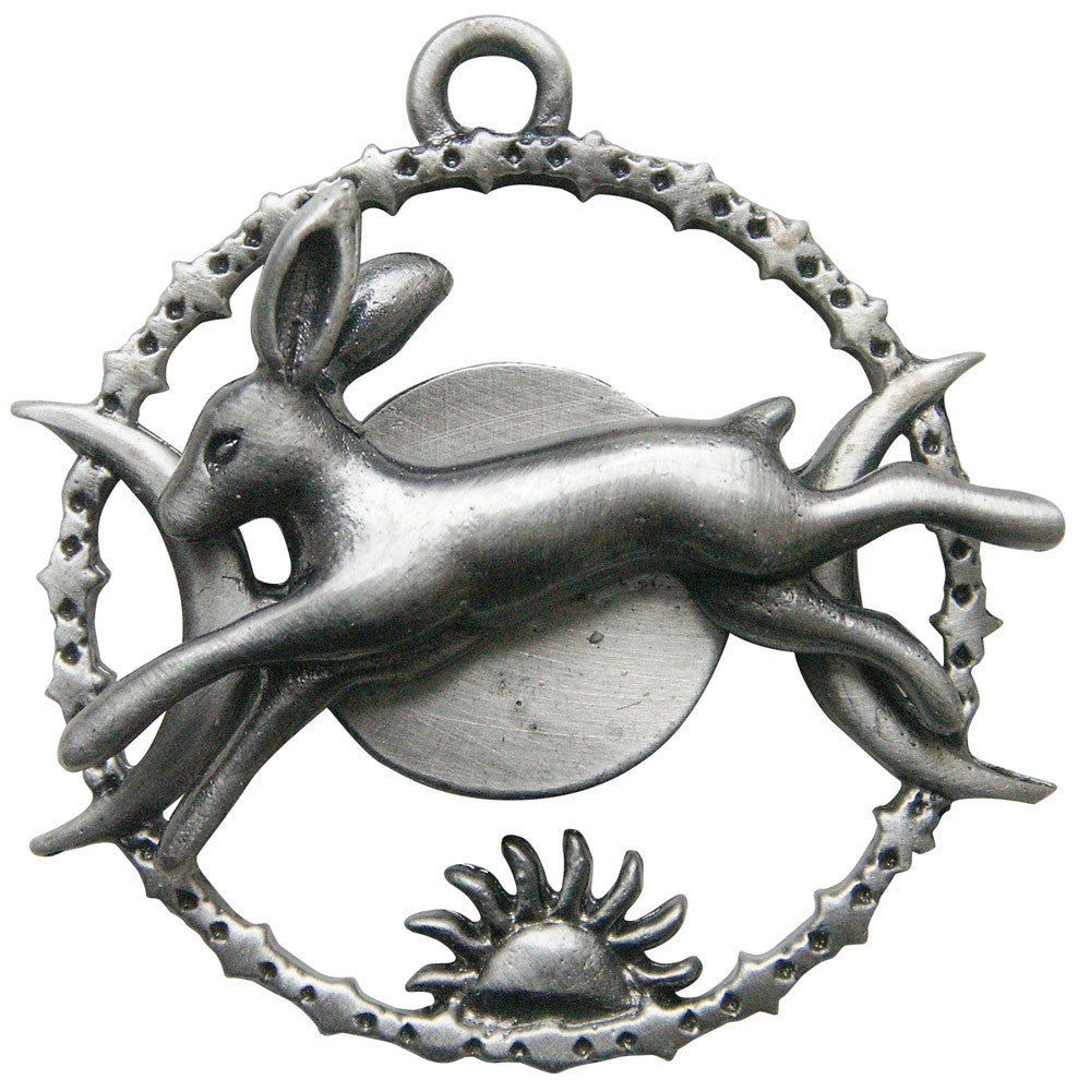 GW03-Celestial Hare for Quick Thinking (Greenwood Charms) at Enchanted Jewelry & Gifts