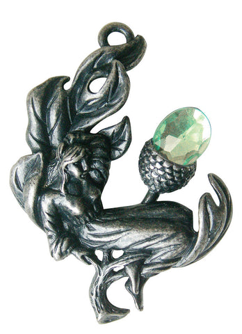 GW10-Acorn Faerie for Fertility & New Beginnings (Greenwood Charms) at Enchanted Jewelry & Gifts