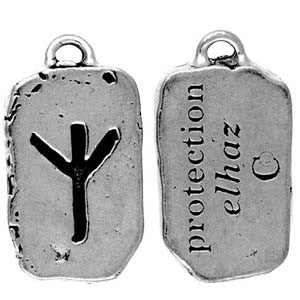 HRP15-Elhaz - Protection (Rune Pendants Carded) at Enchanted Jewelry & Gifts