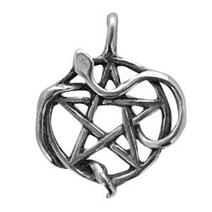 HWP08-Snake Pentacle (Wicca Practical Magick Carded) at Enchanted Jewelry & Gifts