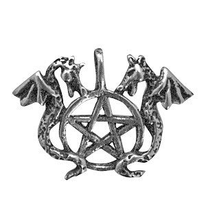 HWP10-Dragon's Pentagram (Wicca Practical Magick Carded) at Enchanted Jewelry & Gifts