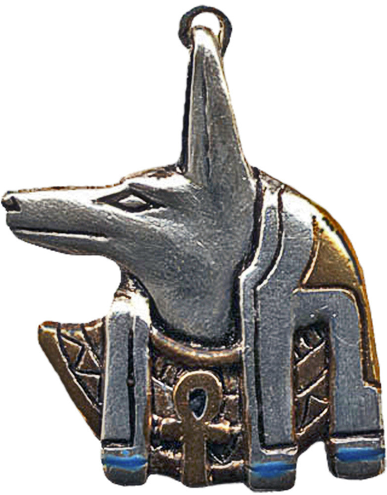 JA11-Anubis Amulet for Guidance on Life's Journey (Jewels of Atum Ra) at Enchanted Jewelry & Gifts