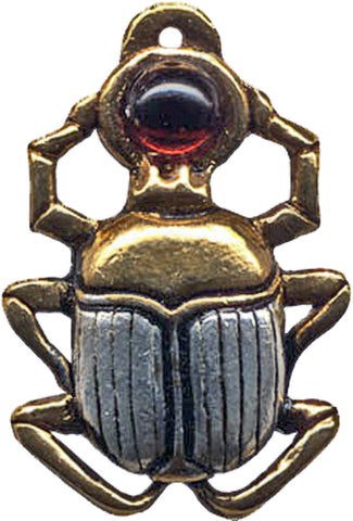 JA12-Scarab Amulet for Courage & Protection (Jewels of Atum Ra) at Enchanted Jewelry & Gifts