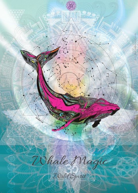rKA2-Whale Magic Card for Wild Spirit (Karin Roberts Cards) at Enchanted Jewelry & Gifts