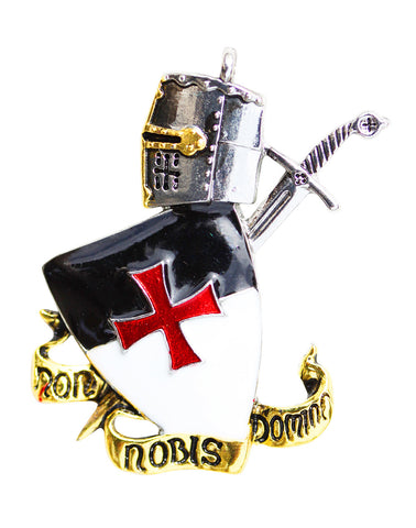 KT02-Non Nobis Domine for Bravery, Chivalry, and Selflessness (Knights Templar) at Enchanted Jewelry & Gifts