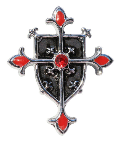 KT04-Shield Cross for Protection from Evil (Knights Templar) at Enchanted Jewelry & Gifts