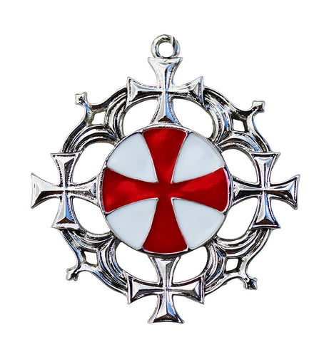KT12-Solar Cross for Strong Health and Mental Vigour (Knights Templar) at Enchanted Jewelry & Gifts