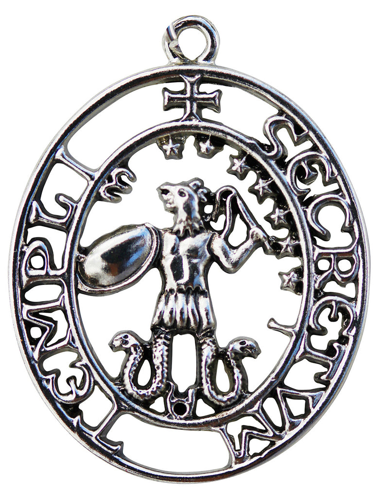 KT13-Sigil of Abraxas for Magickal Right and Might (Knights Templar) at Enchanted Jewelry & Gifts