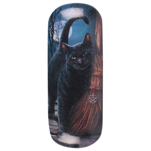 LP037G-Brush with Magic (Black Cat) Eyeglass Case by Lisa Parker Eyeglass Cases at Enchanted Jewelry & Gifts