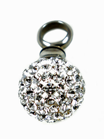 LV21-Rhinestone Ball Keepsake Love Vial (Love Vials) at Enchanted Jewelry & Gifts