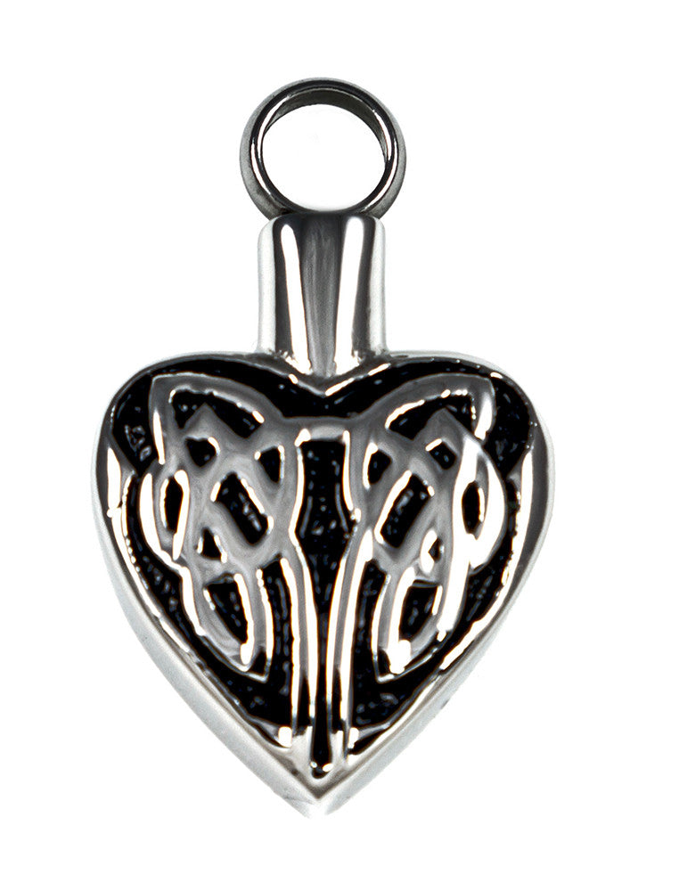 LV24-Celtic Heart Love Vial (Love Vials) at Enchanted Jewelry & Gifts