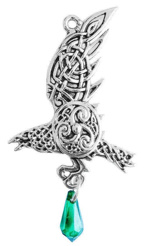 MY3-Bran's Raven for Bravery Evermore (Mythic Celts) at Enchanted Jewelry & Gifts