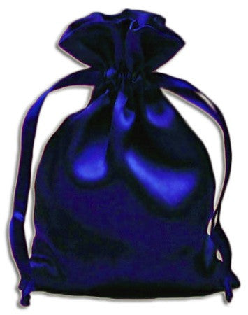 PS12-Royal Blue Satin Pouch (Satin Bags) at Enchanted Jewelry & Gifts