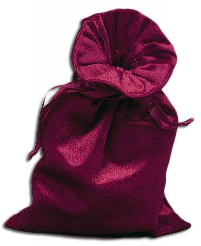 PV02-Wine Velvet Pouch (Velvet Bags) at Enchanted Jewelry & Gifts