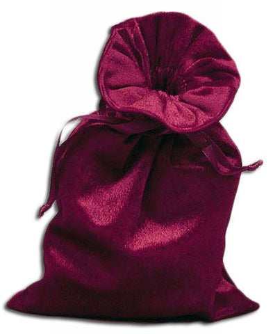 PV02-Wine Velvet Pouch (Velvet Bags) at Enchanted Jewelry & Gifts