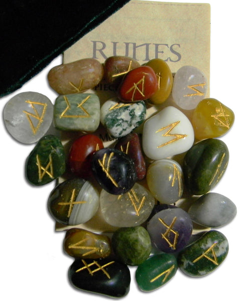 RSM - Multi Gemstone Runes (Rune Stones) at Enchanted Jewelry & Gifts