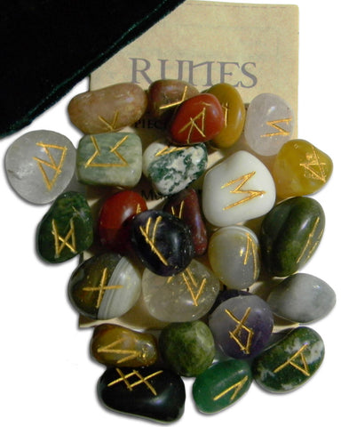 RSM-Multi Gemstone Rune Stones (Rune Stones) at Enchanted Jewelry & Gifts