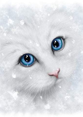 Winter Cat Card