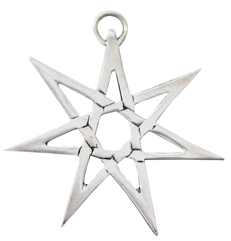 SCP03-Heptagram for Protection from Hidden Danger (Sigils of the Craft) at Enchanted Jewelry & Gifts