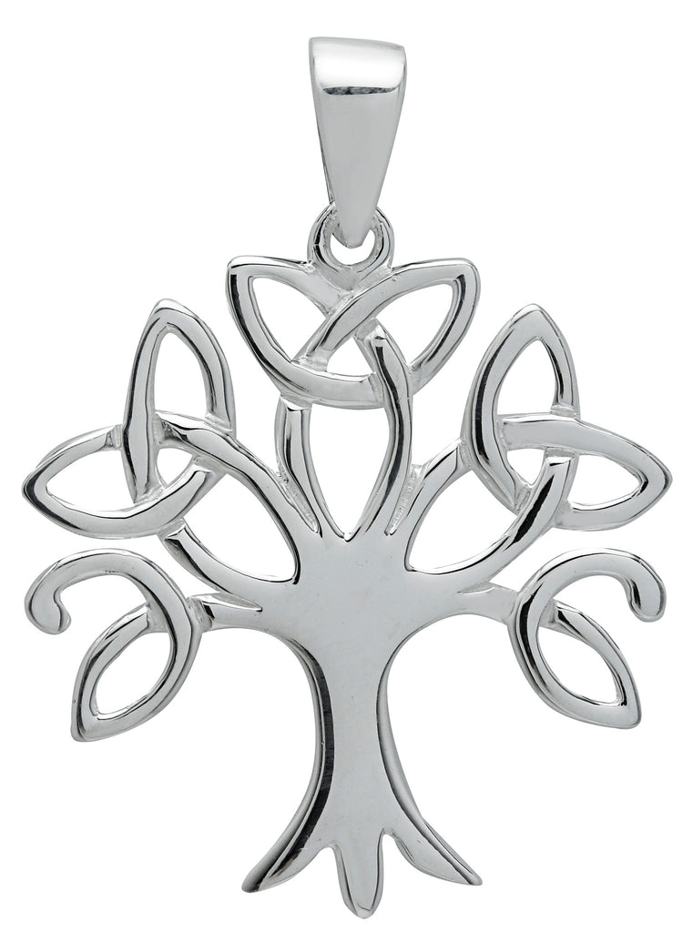 SS01-Silver Trinity Tree of Life Pendant (Symbology) at Enchanted Jewelry & Gifts