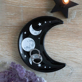 Crescent Triple Moon Trinket Dish