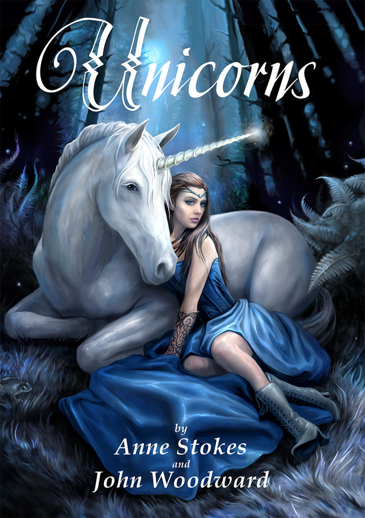 UNIB001-Unicorns Book by Anne Stokes and John Woodward (Books) at Enchanted Jewelry & Gifts