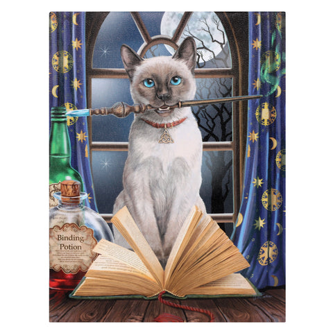 WP116LP-Hocus Pocus Cat Canvas Art Print by Lisa Parker Canvas Art Prints at Enchanted Jewelry & Gifts