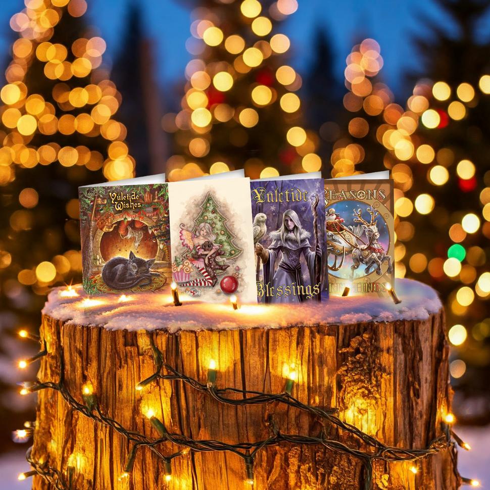 Set aside the generic, mass-produced cards this year and send gorgeous YULE CARDS from Enchanted Jewelry!